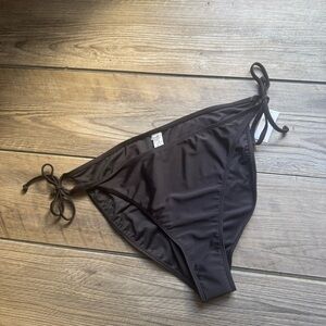Old Navy  Black Tie-Side string Bikini Bottom 2X